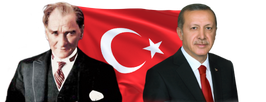Mustafa Kemal Atatürk Bayrak Recep Tayyip Erdoğan Resmi